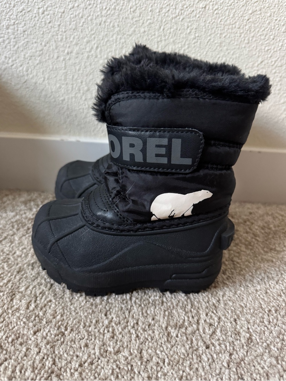 Sorel Kids Black Snow Boots